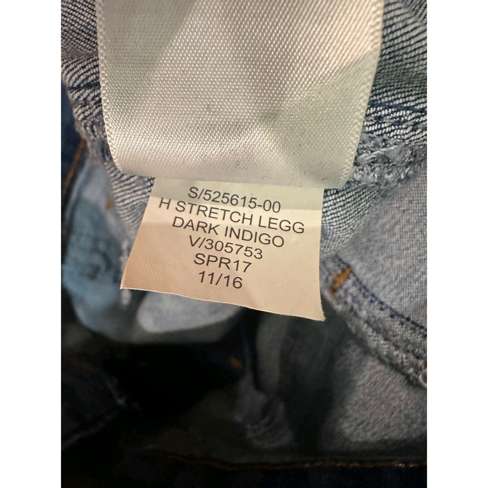 Gap 1969 Easy Leggings Jeans Women's Size 29R Dark‎ Wash Stretch Denim Mid Rise - Picture 10 of 10